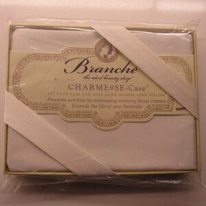 BRANCHE White Silk Charmeuse 20" X 28" Standard/Queen Pillow Case--NIB